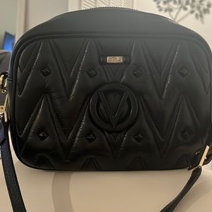 Mario Valentino black cross body leather bag